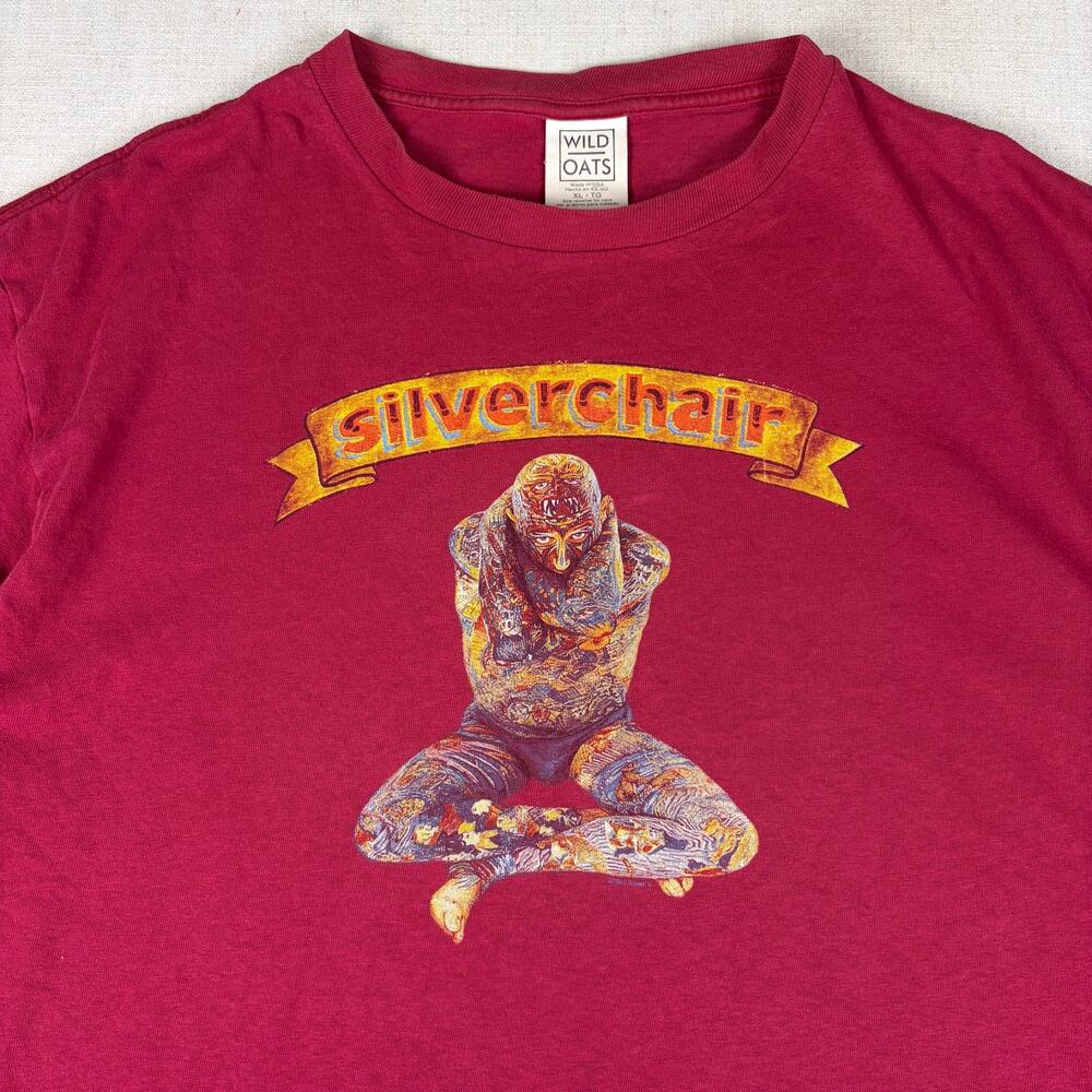 Vintage Silverchair 1997 Freak Show Tattooed Man XL Band Tee - Picture 2 of 8